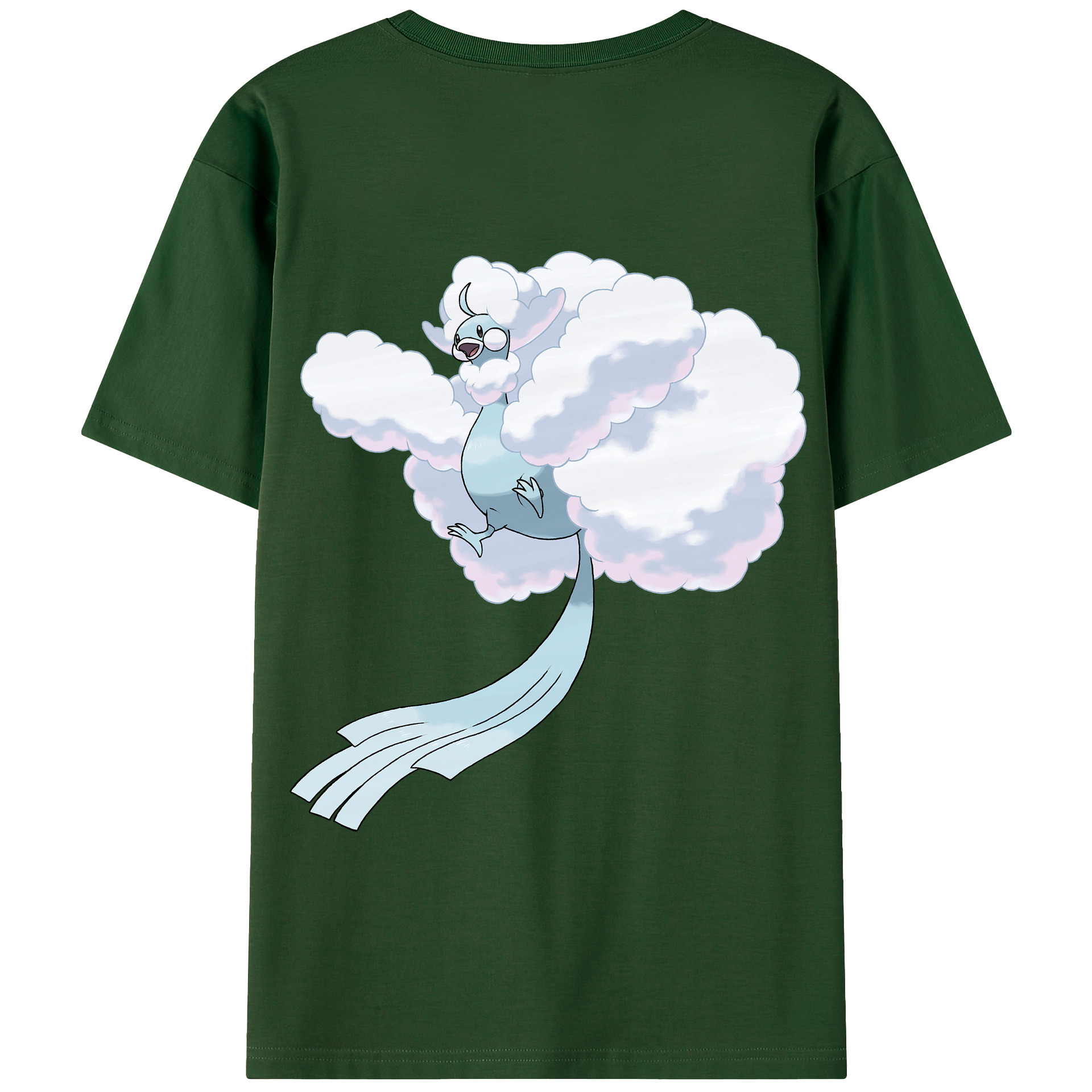（画像用） ポケットモンスター Pokémon 綿100％半袖Tシャツ（背面プリント）